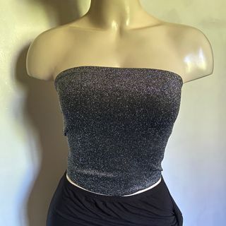 Urban outfitters Silver tube top