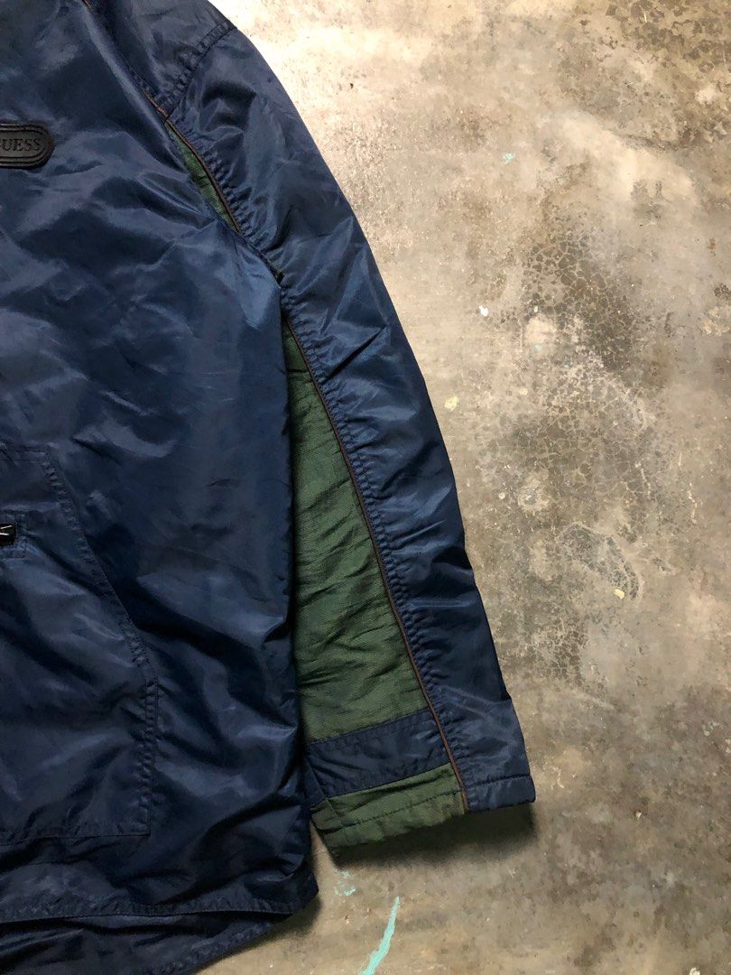 vintage guess usa anorak jacket zipper