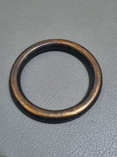 Vintage solid brass ring 3 inch