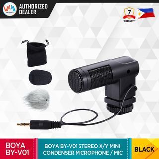 VMI DIRECT BOYA BY-V01 Stereo X/Y Mini Condenser Microphone / Mic