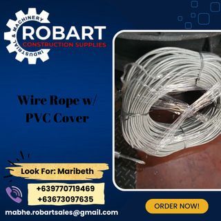 wire rope w/ pvc cover