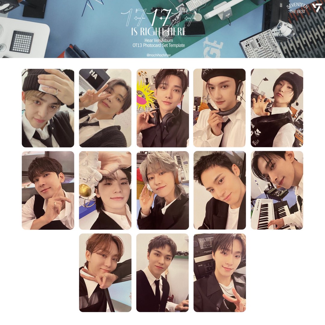 タレントカード 17 IS RIGHT HERE Photocard Set HERE Ver. SEVENTEEN 