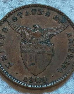 1904 ONE CENTAVO coin USPI