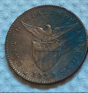 1933m ONE CENTAVO coin USPI