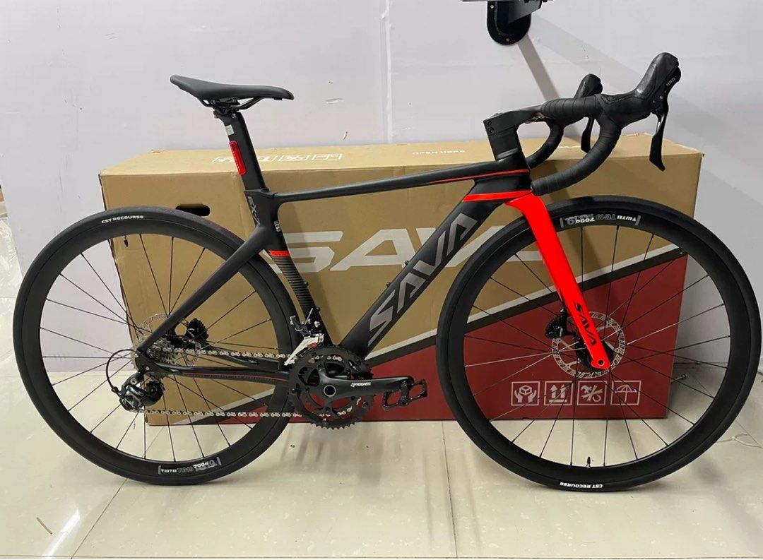 2024 Sava EX7 best value road bike shimano tiagra hydraulic groupset 4700