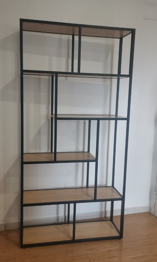 2m x 1m Rack Shelf Partition kayu, Furniture & Home Living, Furniture ...