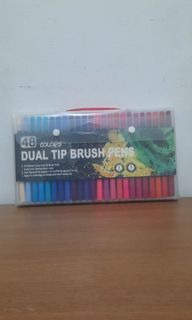 48pcs Dual tip (brush and pen) set