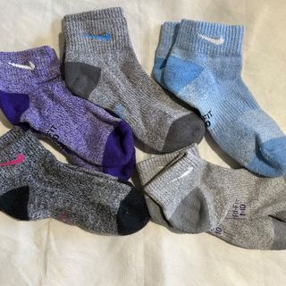 5 pair, 5 colors Nike Performance Socks