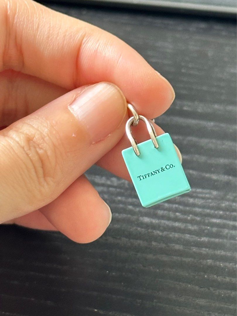 70 off 3100 Tiffany co shopping bag charm Carousell