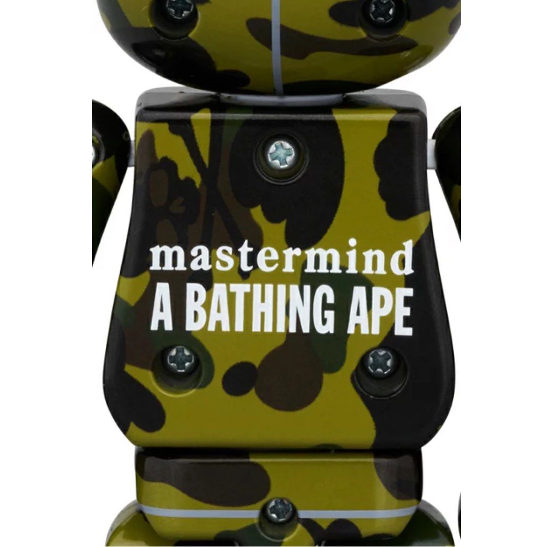 MASTERMIND VS BAPE(R) BE@RBRICK 400% (YELLOW)｜キャラクタードール