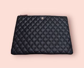 🌺 CHANEL Caviar Leather  Laptop Case 🌺