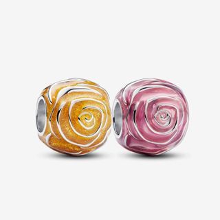 💎 SALE! PANDORA YELLOW ROSE IN BLOOM CHARM ₱950 / PINK ROSE IN BLOOM CHARM ₱950