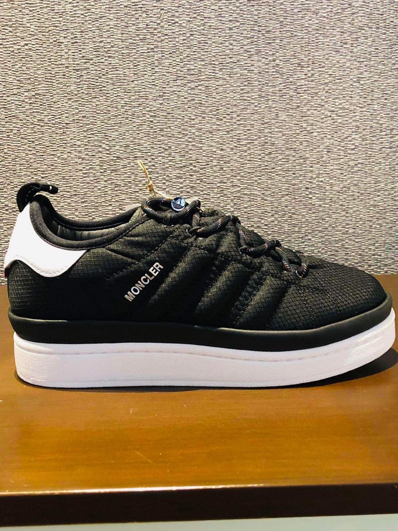 Adidas x Moncler Campus Sneakers Core Black edition, Women's Fashion,  Footwear, Sneakers on Carousell