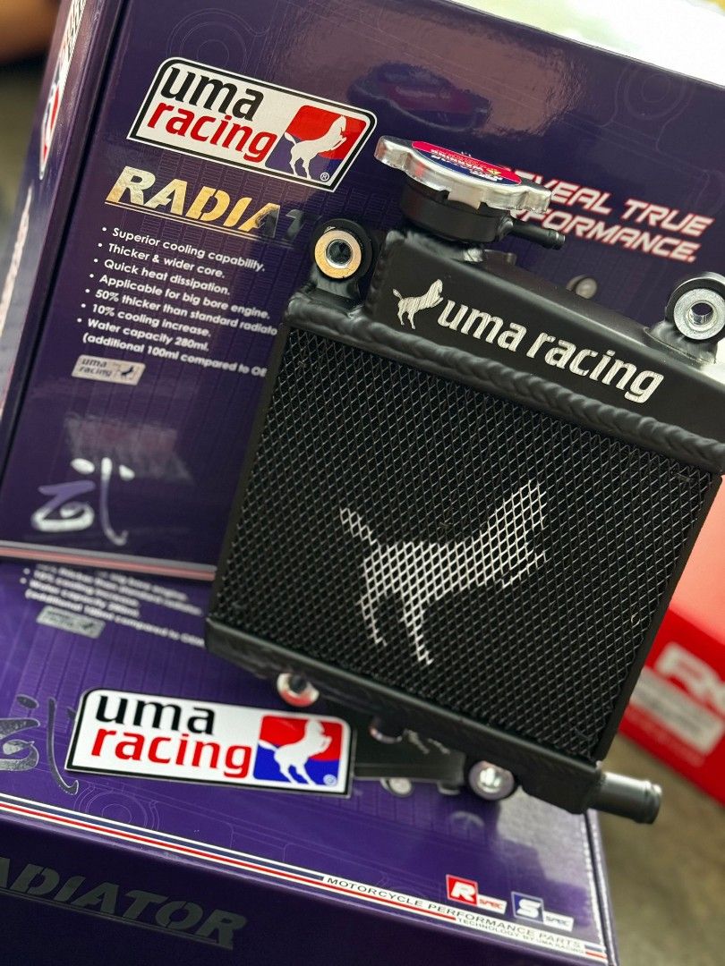 Aerox V2 and Nmax v2 Umar Racing Radiator, Motorcycles, Motorcycle ...