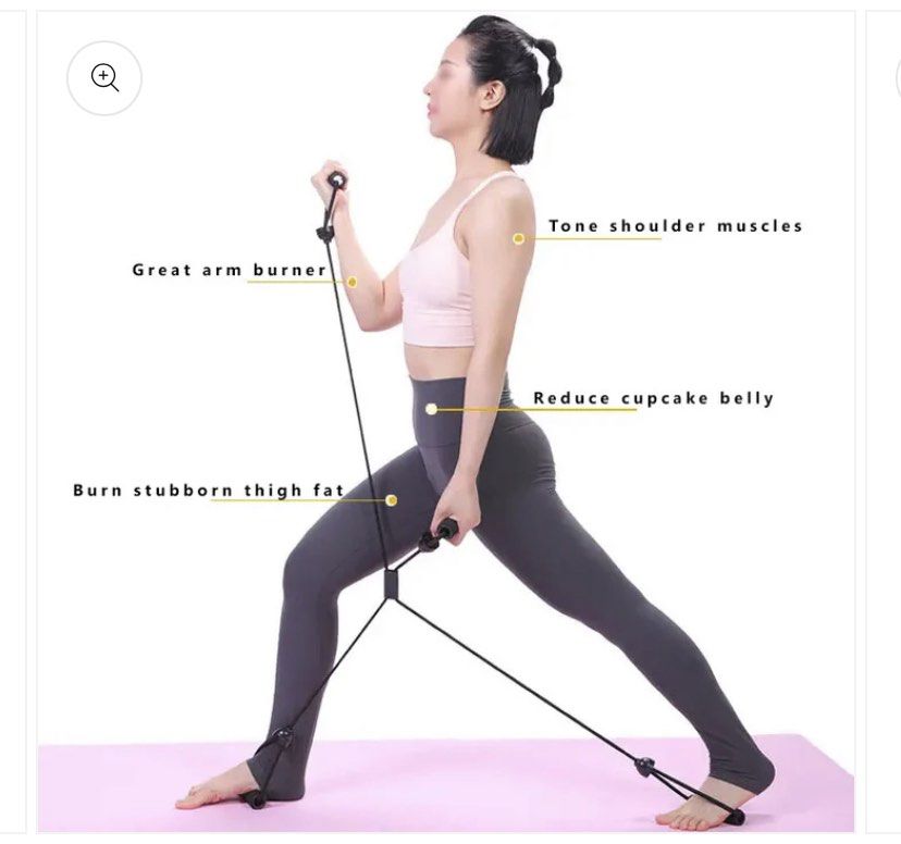 Bally total Fitness BY7661TQ Pilates 4 Way Stretch