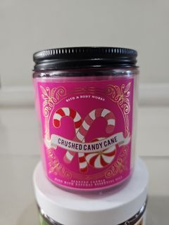 Bath and Body Works Candle 1 wick Crushed Candy Cane