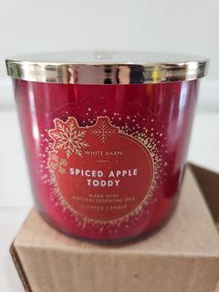 Bath and Body Works Candle 3 Wick Spiced Apple Toddy