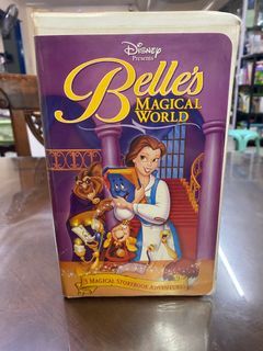Beauty and the Beast Belle's Magical World VHS 1998 Clamshell Walt Disney Vintage Movie - Preloved