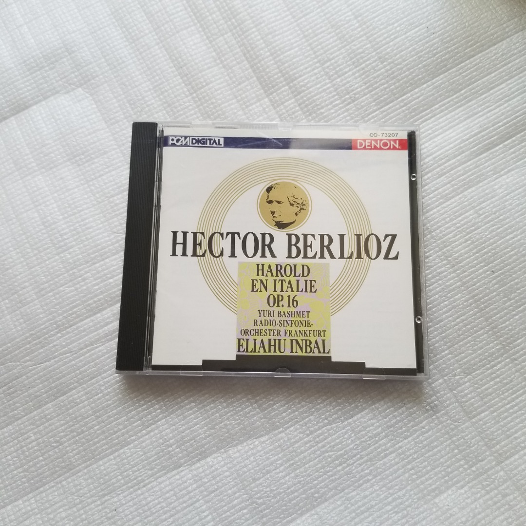 Berlioz - Harold en Italie / Inbal / Denon日本版, 興趣及遊戲, 音樂、樂器& 配件, 音樂與媒體- CD  及DVD - Carousell