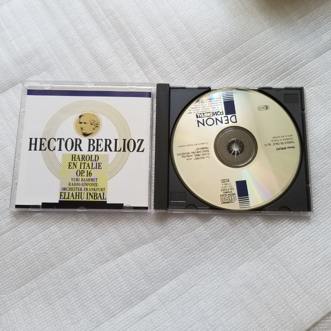 Berlioz - Harold en Italie / Inbal / Denon日本版, 興趣及遊戲, 音樂、樂器& 配件, 音樂與媒體- CD  及DVD - Carousell