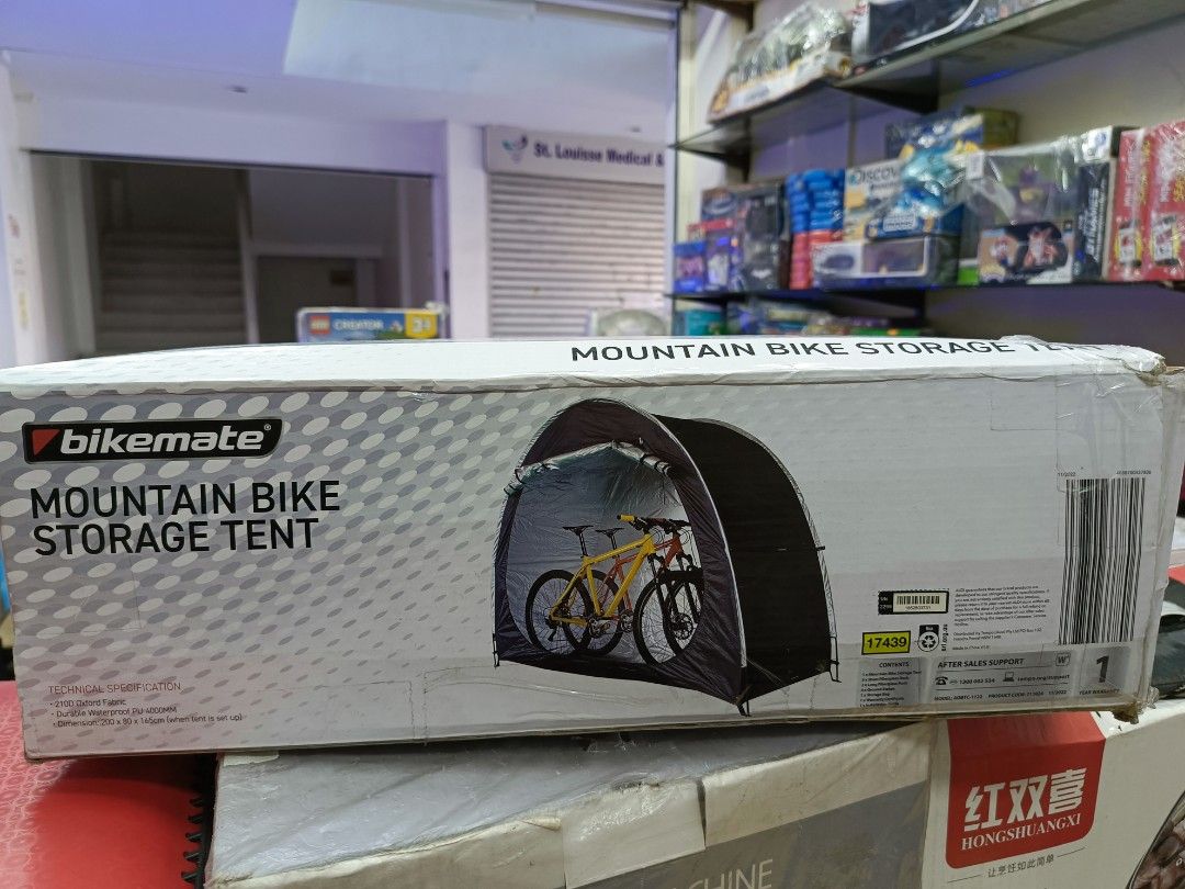 Bikemate Mountain Bike Storage Tent, Sports Equipment, Bicycles & Parts ...