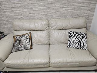 Blims 3-seater leather sofa