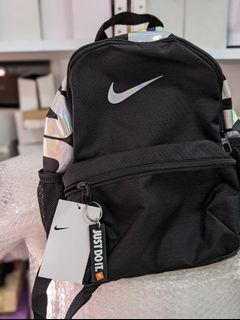 BNWT Nike Brasilia Just Do It Mini Black Backpack