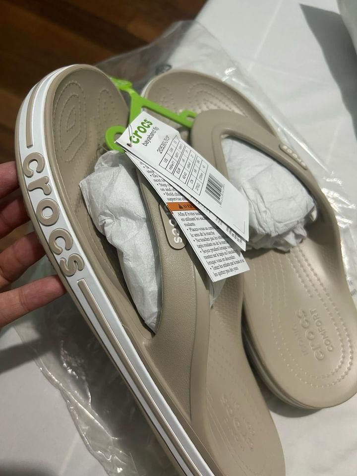 Brand New CROCS SLIPPERS (Category: Slippers & Slides) located in Manila. Submitted by gingercrumbs (Listing ID 1301795246, Image 3). Description: Brand New with tag Bought fot 1900 Rfs: Wrong size Price still negotiable.