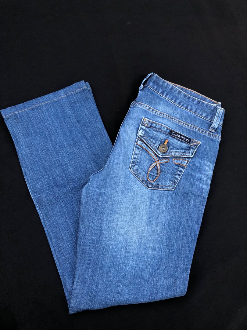Calvin klein lean bootcut jeans discount