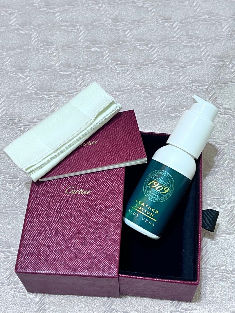 Cartier Leather Cleaning Kit Lotion , Furniture & Home Living, Cleaning &  Homecare Supplies, Cleaning Tools & Supplies on Carousell