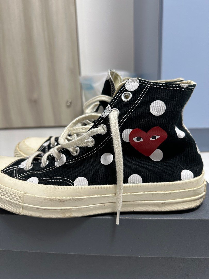 CDG Play x Converse High Tops