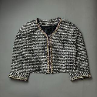 Chanel  tweed cropped jacket