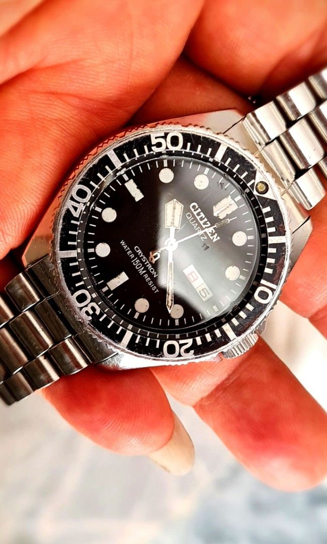 Citizen crystron 150m diver on sale