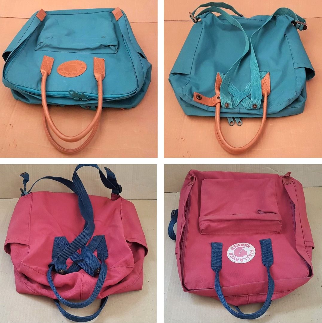Classic Fjallraven Kanken Backpack Cool Haversack Overnight Bag KANKEN Model Original 2 Colours 16 Each Cult
