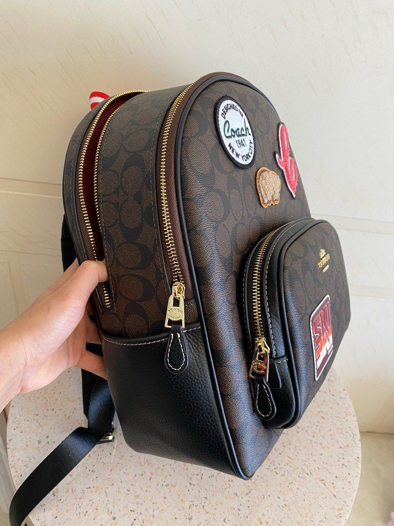 Coach Court Backpack w Patch