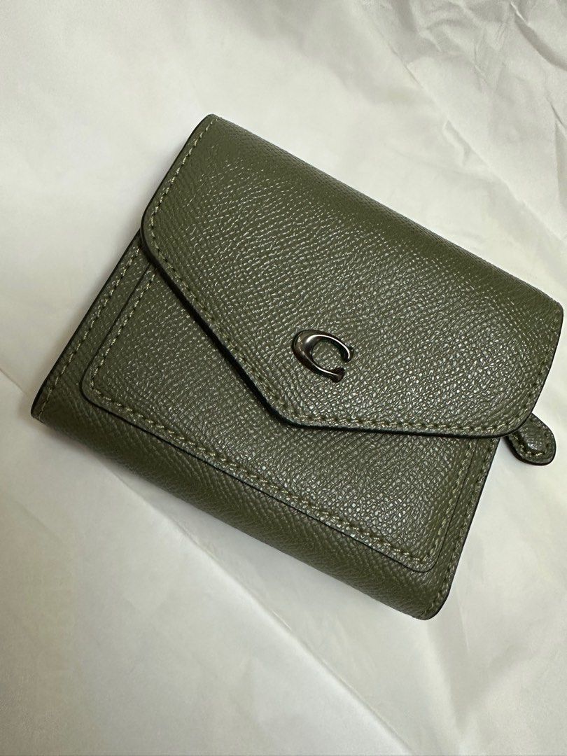 COACH WYN SMALL WALLET OLIVE GREEN Women s Fashion Bags Wallets Purses Pouches on Carousell