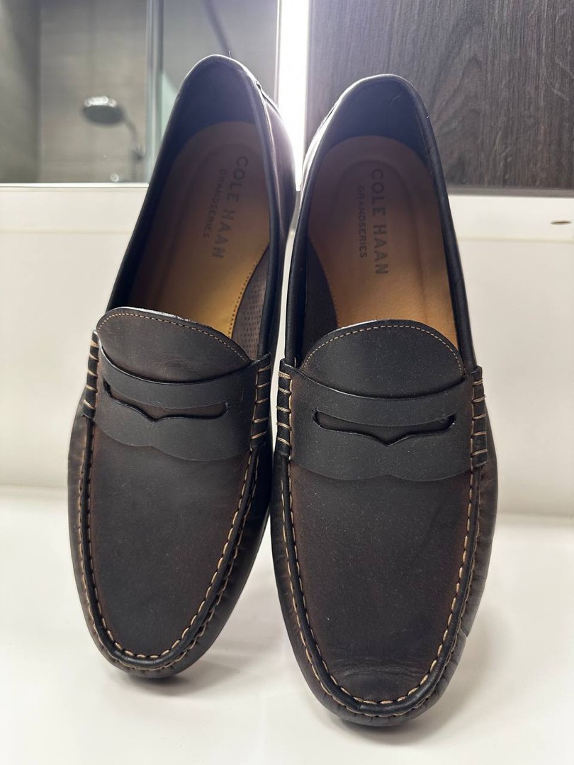 COLE HAAN HAYES PENNY LOAFERS WIDE Men s Fashion Footwear Dress Shoes on Carousell