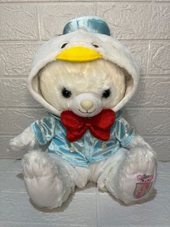 Disney Store UniBearsity Ludwig Von Drake x Donald Duck Colab Classic Teddy Bear Plush/Stufftoy