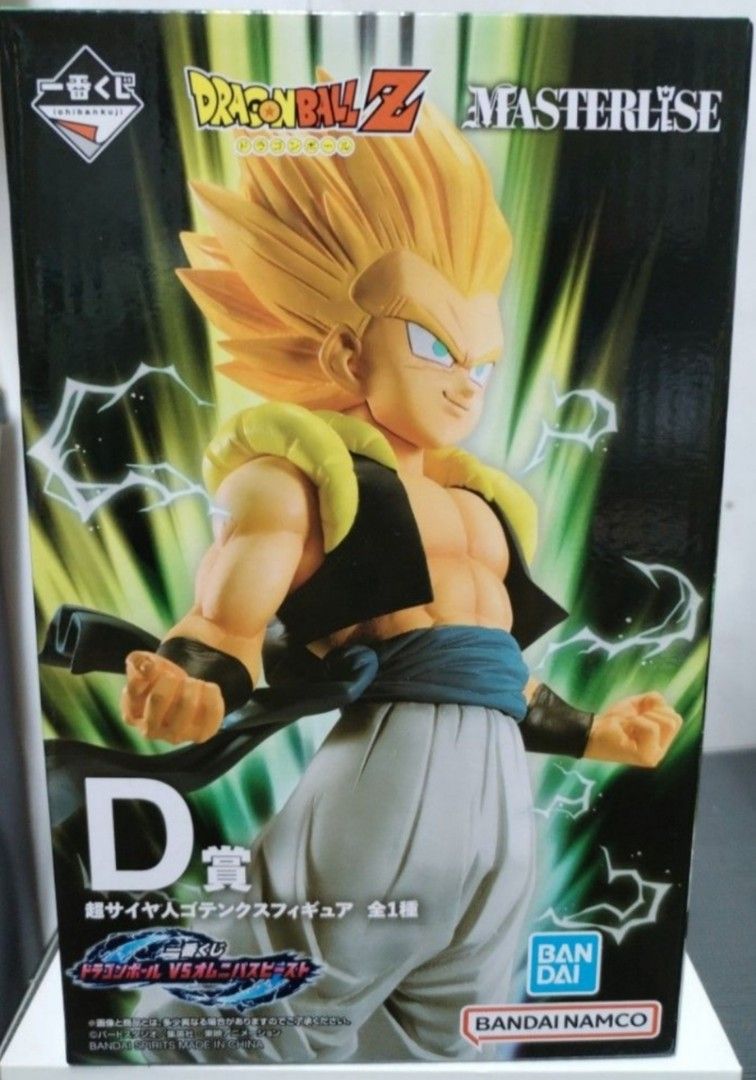 Dragon Ball Z - Gotenks SSJ - Ichiban Kuji - Ichiban Kuji Dragon Ball VS Omnibus Beast (D Prize) - Masterlise (Bandai Spirits) (Category: Toy Figures) located in Singapore. Submitted by ichiban_kuji (Listing ID 1301799003, Image 2). Description: Cheapest on carousell Condition: MISB Box: 9/10 Figure: Never open.