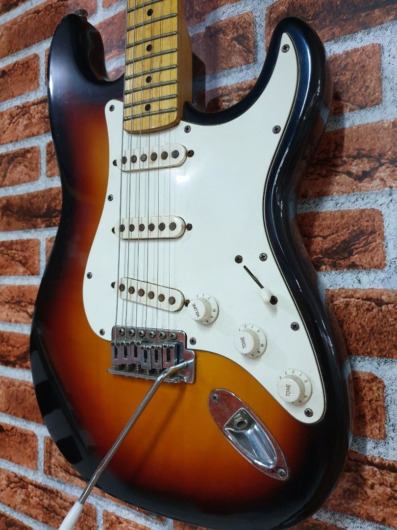 Fender Stratocaster Electric Guitar (Category: Musical Instruments) located in Manila. Submitted by racz03 (Listing ID 1301710121, Image 3). Description: Selling my Personal Fender Stratocaster Electric Guitar. Very Low Action. slightly Negotiable upon Checking..
