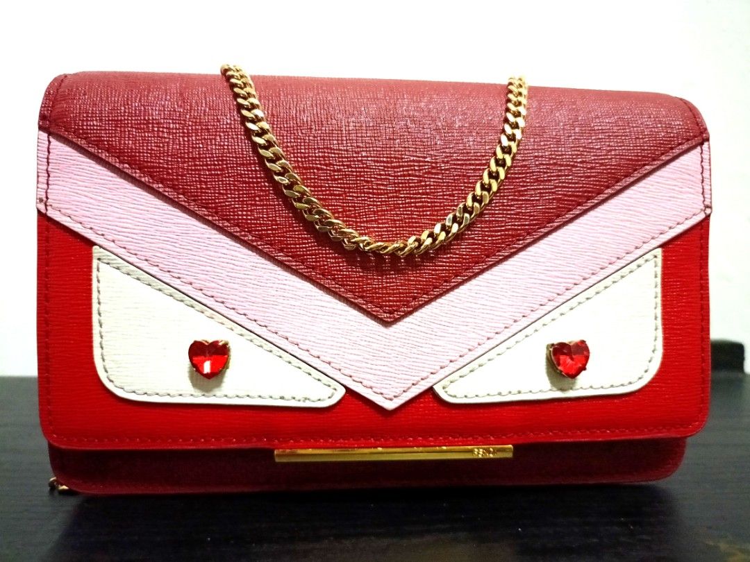 Fendi Limited Monster Eyes Valentine WOC