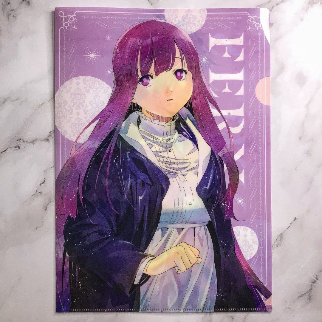 Fern & Stark double-sided clear file - Frieren (Category: Stationery & School Supplies) located in Lapu Lapu. Submitted by vdelulucollects (Listing ID 1301850086, Image 2). Description: Size: 21.5 x 31 cm From Japan / bought on Melonbooks .