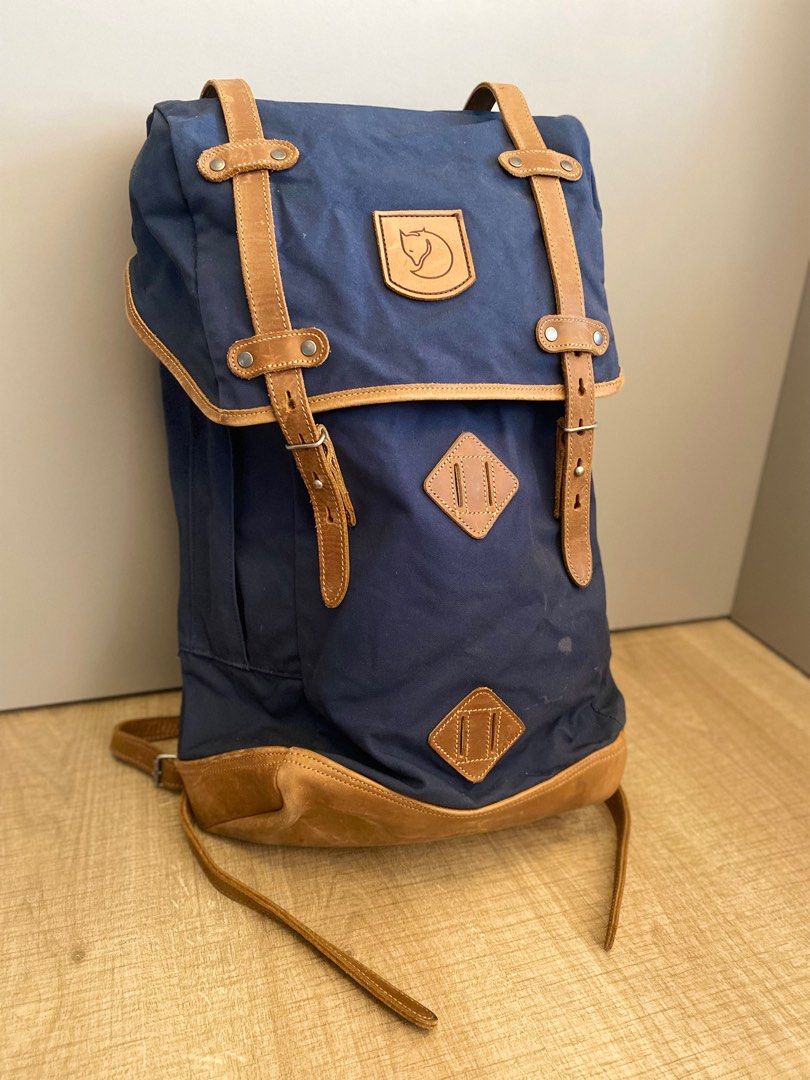 Fjällräven waxed canvas backpack clearance