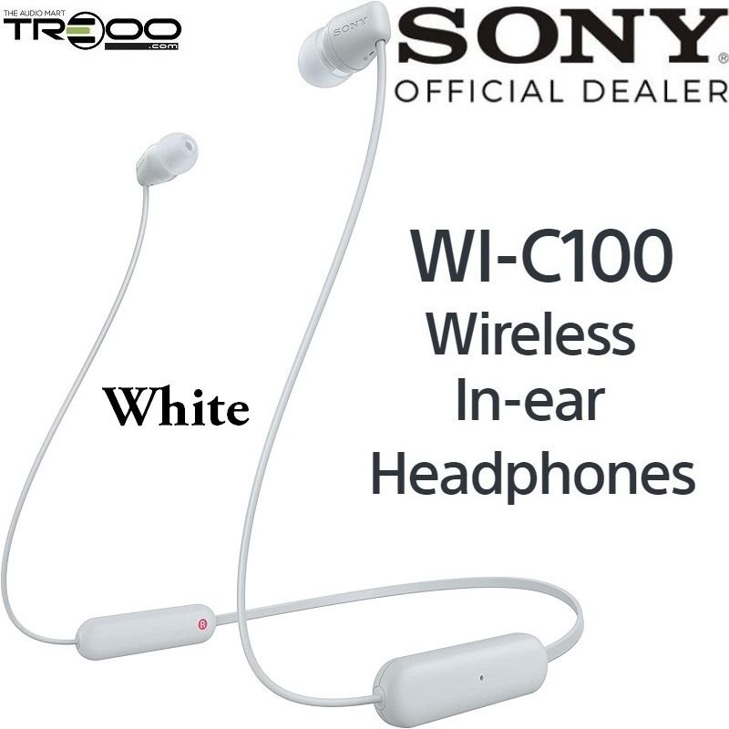 FREE DELIVERY Sony WI C100 Wireless Bluetooth In Ear Earphone with Mic