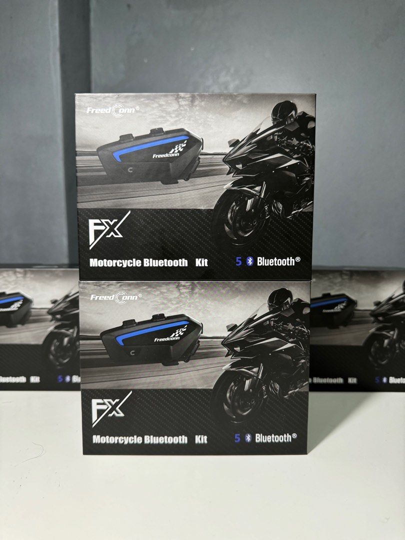 FreedConn FX Motorcycle Helmet Intercom (Category: Headphones & Headsets) located in Taguig. Submitted by delacruzbri (Listing ID 1301779784, Image 2). Description: LIMITED STOCKS - Below SRP - Free delivery around Taguig FreedConn FX Motorcycle Helmet Bluetooth Intercom FreedConn FX is the latest model which allows up to 10 riders connected simultaneously. It is also equipped with Bluetooth 5.0+ EDR which makes the device compatible with most br