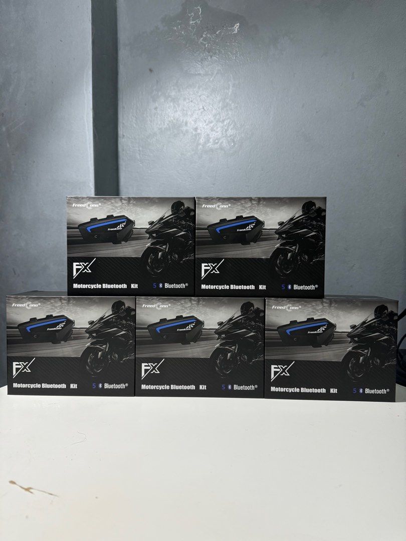 FreedConn FX Motorcycle Helmet Intercom (Category: Headphones & Headsets) located in Taguig. Submitted by delacruzbri (Listing ID 1301779784, Image 3). Description: LIMITED STOCKS - Below SRP - Free delivery around Taguig FreedConn FX Motorcycle Helmet Bluetooth Intercom FreedConn FX is the latest model which allows up to 10 riders connected simultaneously. It is also equipped with Bluetooth 5.0+ EDR which makes the device compatible with most br