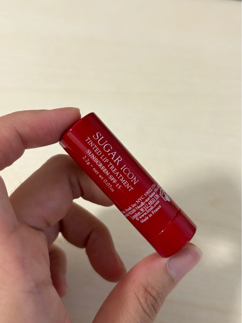 Fresh Sugar Tinted Lip Balm - Sugar Cherry (Category: Makeup) located in Manila. Submitted by soldforfun (Listing ID 1301825695, Image 2). Description: - swatched once on lips only - wiped for sanitary purposes.