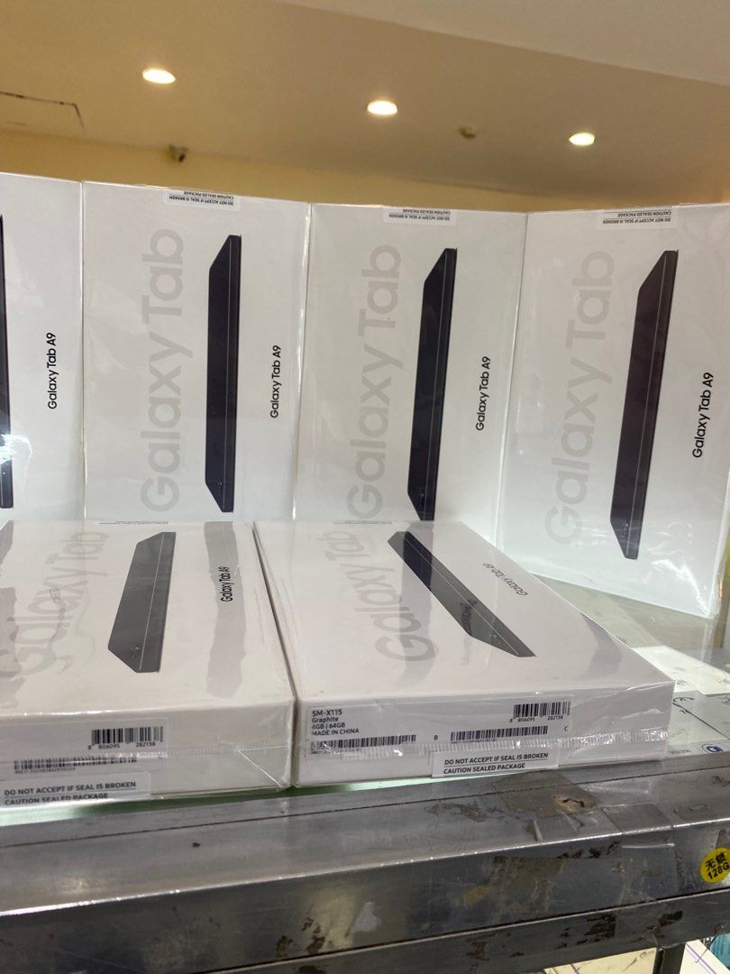 Galaxy Tab A9 (Category: Android) located in Pasig City. Submitted by melissaomb01623 (Listing ID 1301717863, Image 1). Description: Galaxy Tab A9 4gb Ram 64gb Rom Brand new sealed 1 year warranty in samsung 📌pick up store in greenhills shopping center 📌we do cod in metro manila and near provinces just add sf only 📌we ship nationwide via LBC 💯we accept swap/trade in 📌we accept credit card/ggives 📌for fast transaction make a call 09102326423