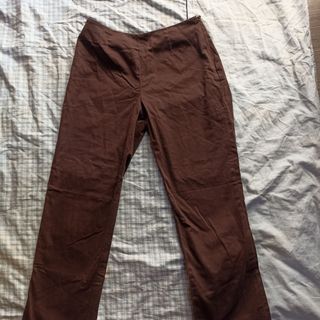 Gap brown flare fitted pants