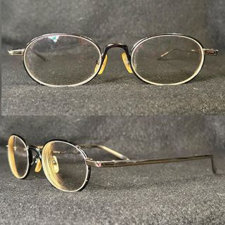GIANFRANCO FERRE.  Round Eyeware SOLID METAL Vintage EyeGlasses